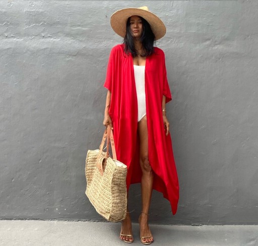 ПАРЕО для пляжа, платье ПОЛЕТ, длинная накидка, женская туника SUMMER BOHO