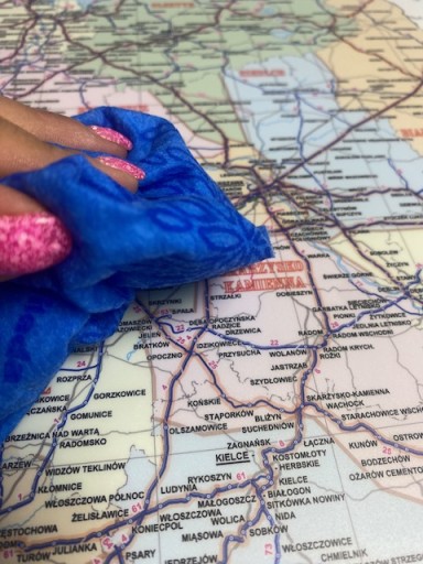 Карта Европы Код EUROPE Настольный коврик код0004 dobremapy.pl 2 шт.