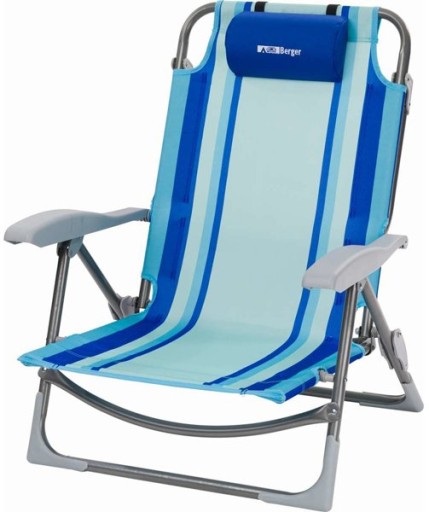 СКЛАДНОЙ КЕМПИНГОВЫЙ СТУЛ BERGER BEACHLINE 120 кг