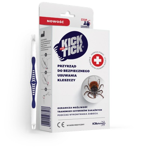 Пинцет для удаления клещей KICK THE TICK