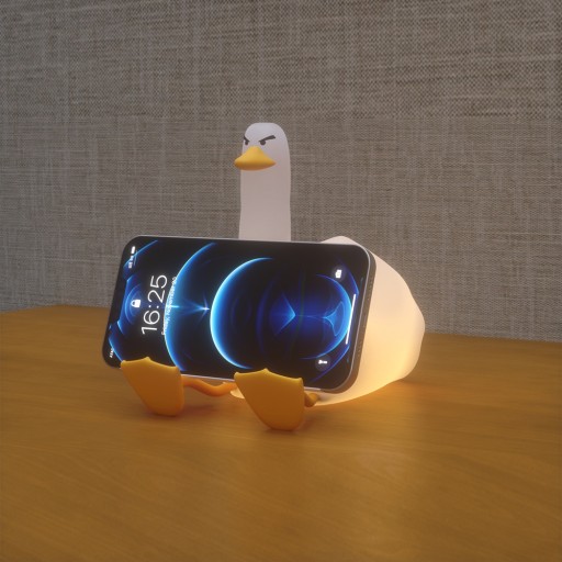 Ночная лампа Finger Duck балует ваши глаза ночью.