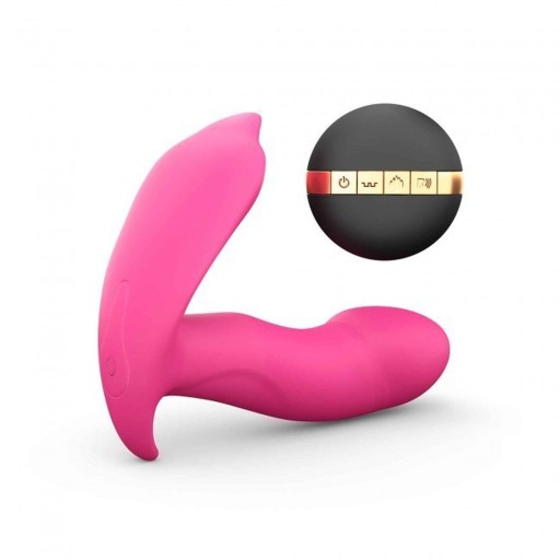 Вибратор-бабочка с дистанционным управлением, USB-МАССАЖЕР ДЛЯ ТРУГ Dorcel