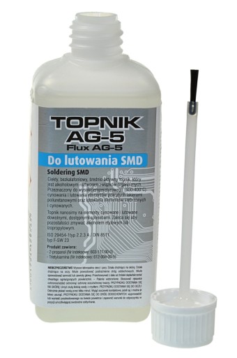AG5 Флюс для пайки AG-5 300-400 градусов C 100мл
