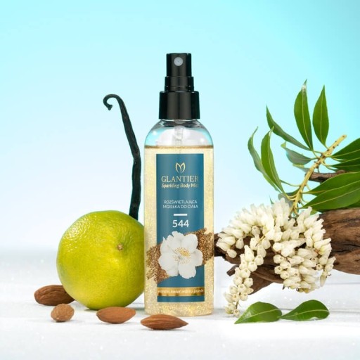 Mgiełka do ciała Glantier 544 rozświetlająca 100 ml+glantier