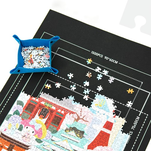 Koc do przechowywania puzzli Mata do przechowywania Filcowa mata do puzzli Koc do puzzli 1500-3000