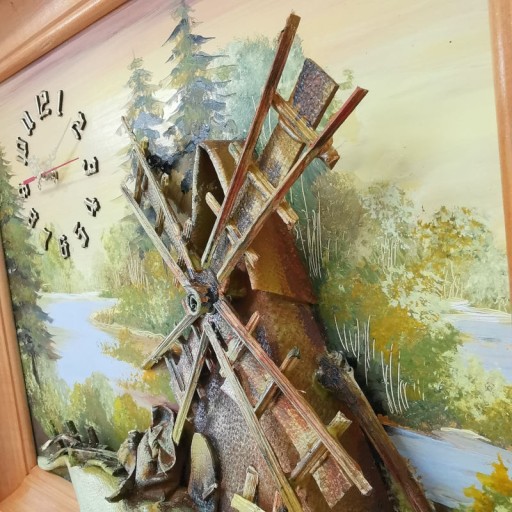ЧАСЫ, 3D КОЖАНАЯ КАРТИНА, ПОДАРОК, НОВЫЕ
