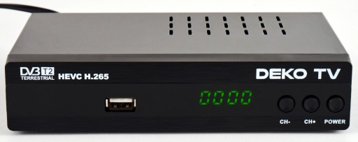 Tuner Dekoder DVBT2 DekoTV PRO2 2USB Dekoder Telewizji Naziemnej DVB-T2