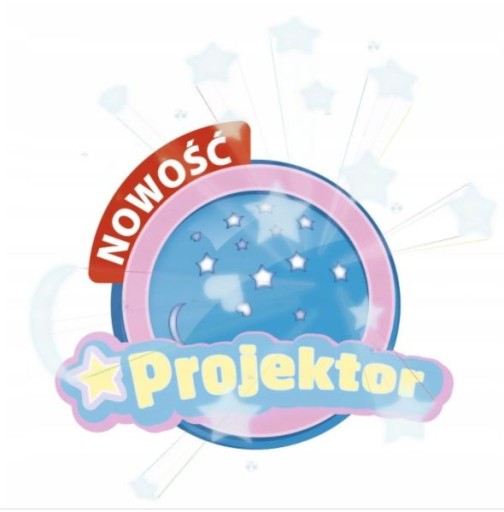 ŚPIOSZEK RÓŻOWY Z PROJEKTOREM USYPIACZ KOŁYSANKI PRZYTULANKA LAMPKA