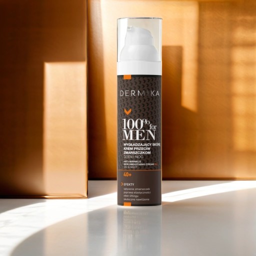 КРЕМ ДЛЯ ЛИЦА ДЛЯ МУЖЧИН 40 DERMIKA 100 FOR MEN РАЗГЛАЖИВАЮЩИЙ 100 МЛ