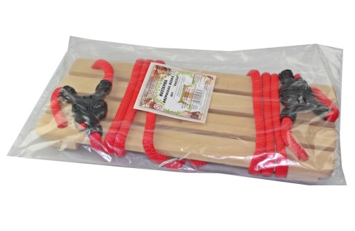 ДЕРЕВЯННАЯ ДОСКА ДЛЯ ПЛАВАНИЯ С РЕГУЛИРУЕМЫМИ ВЕРЕВКАМИ POLISH PRODUCT