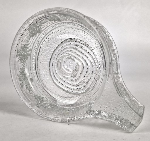 СТЕКЛЯННЫЙ ПОДСВЕЧНИК / ТРУБА OBERGLAS AUSTRIA ART GLAS 1960/70