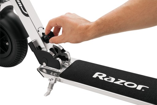 Самокат Razor A5 Air с надувными колесами, серебристый