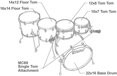 Tama Starclassic Mirage 50th Limited Edition Akryl (Crystal Ice)