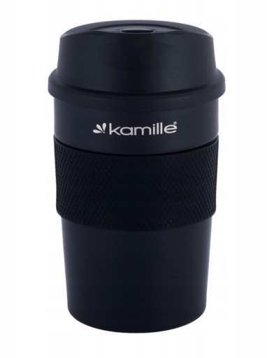 Термос Kamille Кружка 360мл ЧЕРНЫЙ