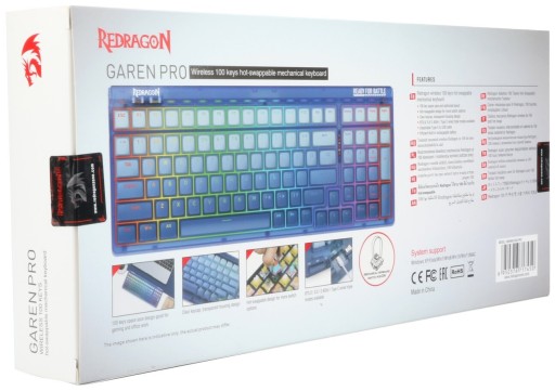 REDRAGON Garen K656WB Pro RGB-клавиатура