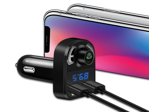FM-ПЕРЕДАТЧИК BLUETOOTH ЗАРЯДНОЕ УСТРОЙСТВО MP3 SD 2xUSB
