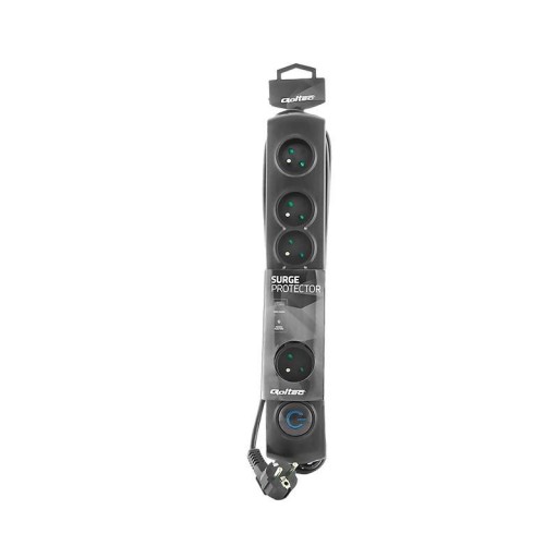 РАЗЪЕМ QOLTEC PROTECTOR, 6 РОЗЕТОК, 3 м
