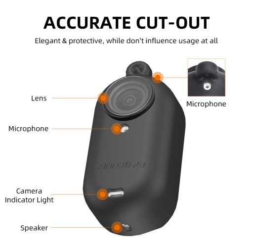 ЗАЩИТНЫЙ СИЛИКОНОВЫЙ ЧЕХОЛ С ВЕРЕВКОЙ ДЛЯ INSTA360 GO3