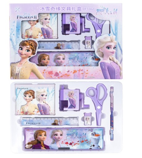 Школьный набор FROZEN, пенал, точилка, ластик, блокнот FROZEN