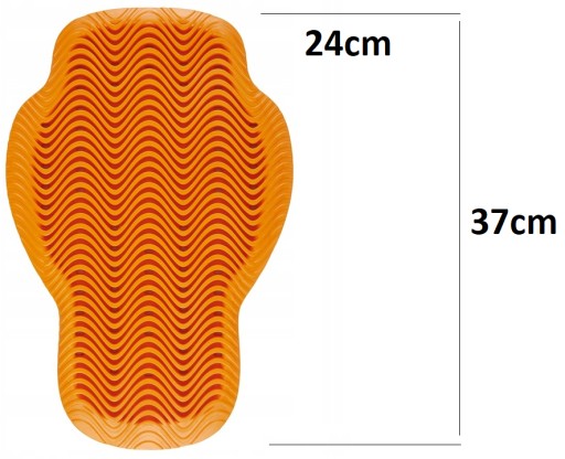 Защита спины D3O ORANGE LVL, размер S