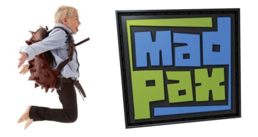 MADPAX маленький школьный рюкзак из кожи динозавра SPIKE 10л
