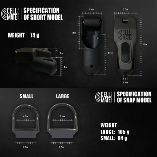 QIUI Cellmate 1 2 Ручка для электрошока целомудрия