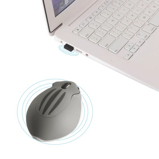 Милая мультяшная беспроводная мышь, эргономичная USB-оптическая мышь Kawaii