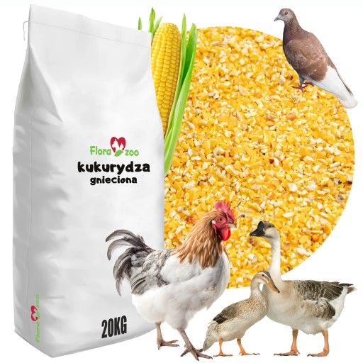 ИЗМЕЛЬЧЕННЫЙ КУКУРУЗНЫЙ КОРМ, МЕЛКОЗЕРНОВОЙ КОРМ ДЛЯ ПТИЦЫ, КУРИЦ, УТОК, ГОЛУБЕЙ