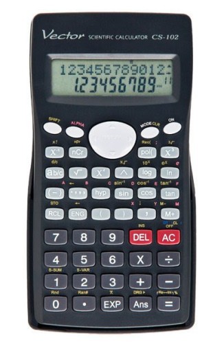 НАУЧНЫЙ КАЛЬКУЛЯТОР VECTOR CS-102 244 ФУНКЦИИ