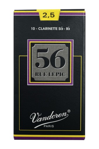 Трость для кларнета Bb 2.5 Vandoren 56 Rue Lepic CR5025