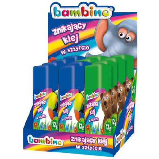 Клей-карандаш исчезающий Bambino 12г 1 шт.