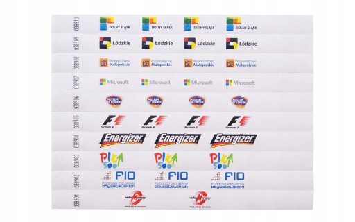 OPASKI NA RĘKĘ TYVEK 2000 szt. NADRUK COLOR GRATIS