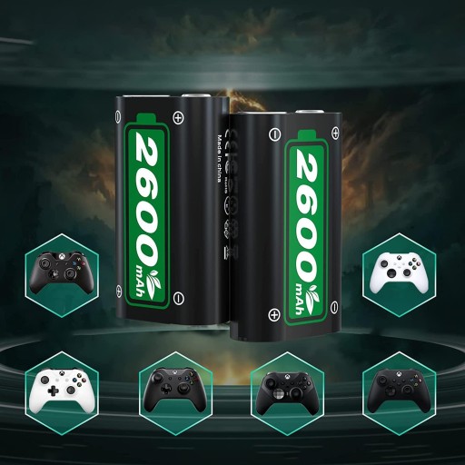 Зарядная станция, 2 аккумулятора для контроллера XBOX ONE/SERIES X&S