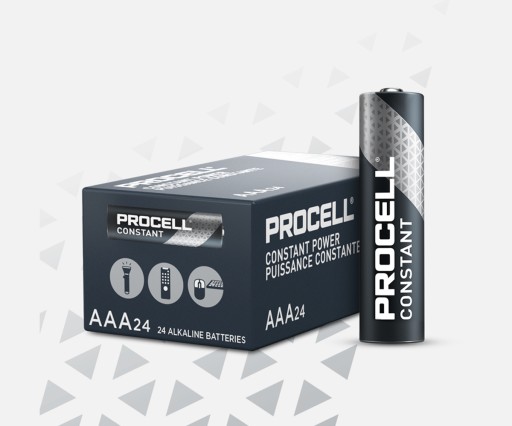 10 батарей AAA LR03 DURACELL PROCELL CONS 1,5 В