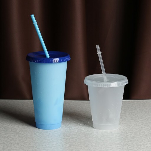 5 sztuk 700ml wielokrotnego użytku kubki plastikow
