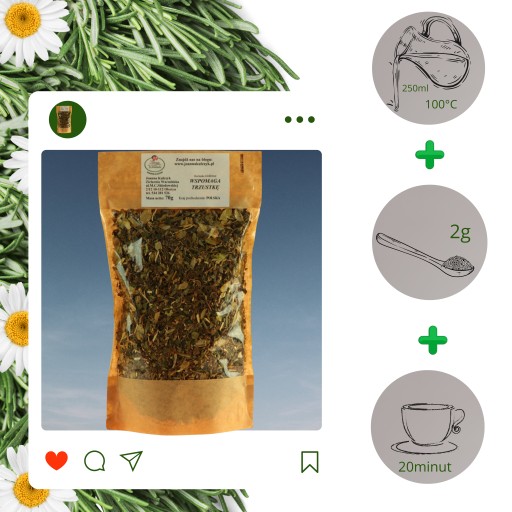 NATURALNA HERBATA ZIOŁOWA WSPOMAGAJĄCA TRZUSTKĘ 70g