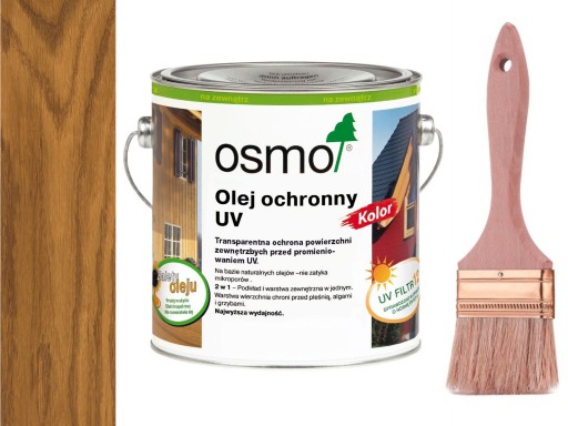 OSMO UV Защитное масло COLOR Дуб 425 0,75л + БЕСПЛАТНО