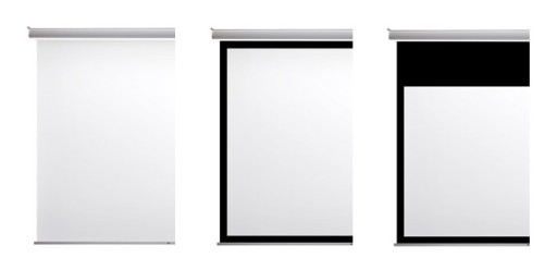 Ekran Elektryczny Kauber InCeiling Black Top 190x119 cm 16:10 Clear Vision