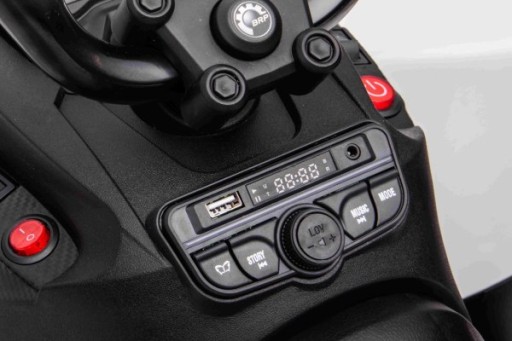 Duży Quad na akumulator Maverick CAN-AM ATV 2x200W 24V Biały