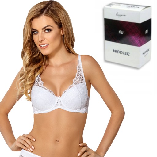 Nipplex biustonosz push-up Claudia biały 65E
