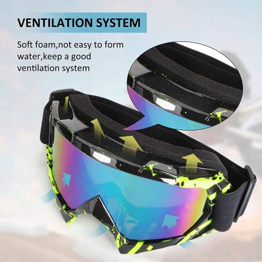 ретро мотоциклетный шлем GOGGLES MOTOR CROSS ATV MX UV400 лыжные очки