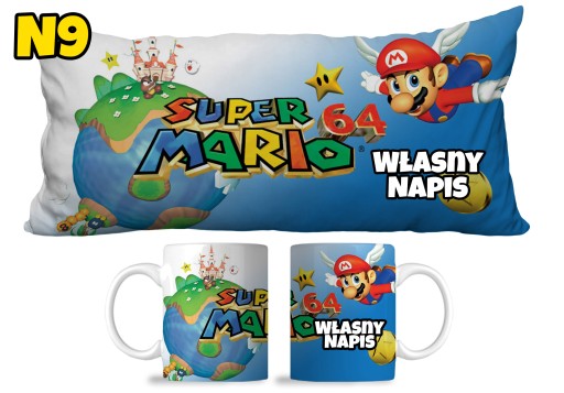НАБОР КРУЖКИ И ПОДУШЕК SUPER MARIO LUIGI NINTENDO