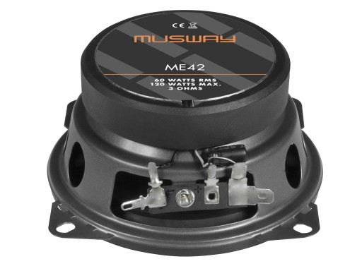 Musway ME42 Głośniki samochodowe dwudrożne 100mm 10cm 50W RMS 3OHM