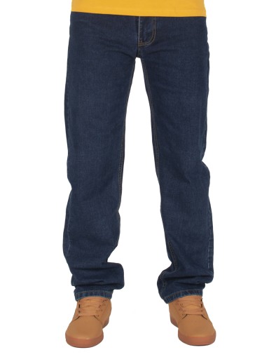 Spodnie męskie jeans W:34 88 CM L:32 granat