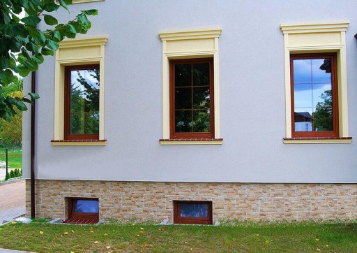 Наружные керамические подоконники, 16 см, каштан, тип S