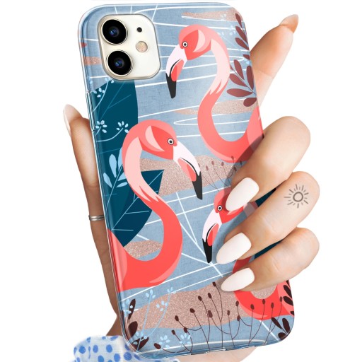 ETUI DO IPHONE 11 WZORY FLAMING FLAMINGI PTAKI OBUDOWA POKROWIEC CASE