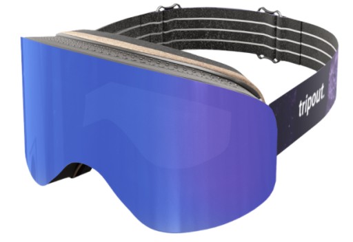 ОЧКИ TRIPOUT RACER GALAXY BLUE BIRD SNOW GLASS