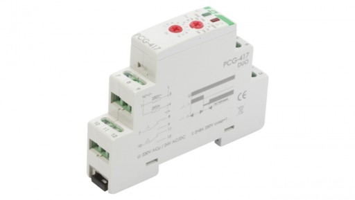 F&F PRZEKAŹNIK CZASOWY 2Z 8A GW-TR PCG-417 DUO