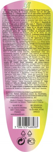 BIC Bella Colours czteroczęściowa maszynka 3 szt.