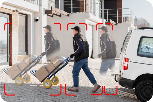 ВРАЩАЮЩАЯСЯ НАРУЖНАЯ IP-КАМЕРА WIFI 3X ZOOM 5MPx 2K